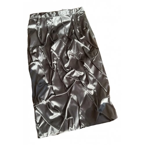 Pre-owned Dolce & Gabbana Mid-length Skirt In Grey