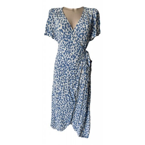 Pre-owned Fabienne Chapot Maxi Dress In Blue