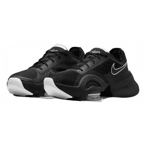 Pre-owned Nike Cloth Trainers In Anthracite
