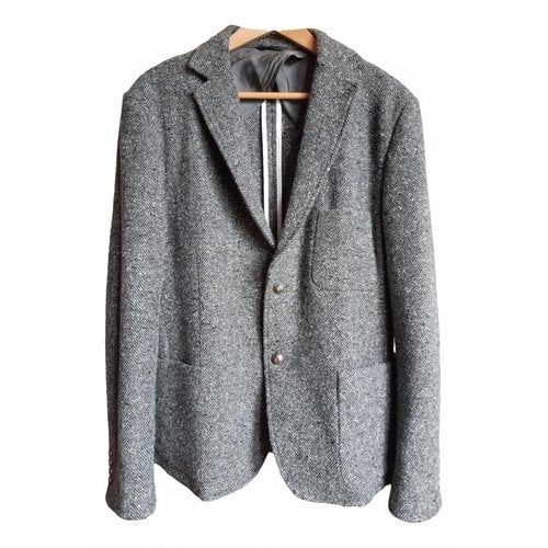 Pre-owned Daniele Alessandrini Wool Jacket In Grey