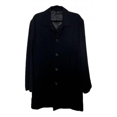 Pre-owned Dkny Wool Jacket In Black