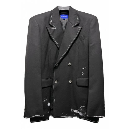 Pre-owned Ader Error Wool Jacket In Black