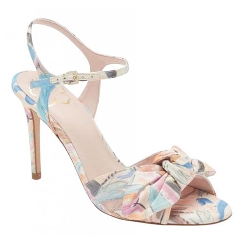 Pre-owned Ted Baker Exotic Leathers Heels In Multicolour