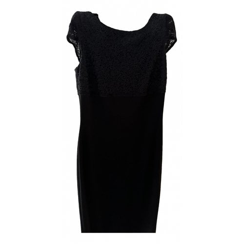 Pre-owned Escada Mid-length Dress In Black