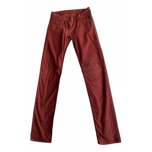 Pre-owned Aniye By Slim Pants In Red