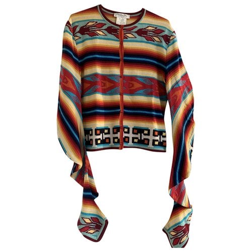 Pre-owned Dior Wool Cardigan In Multicolour