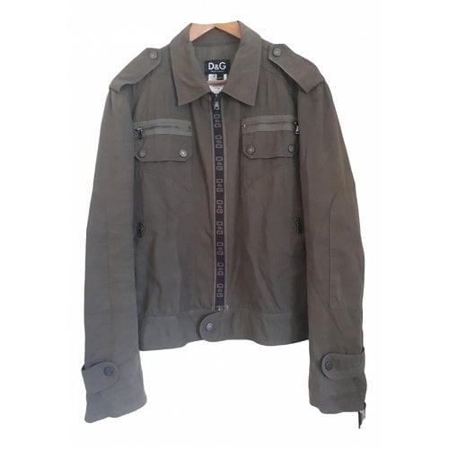 Pre-owned D&g Jacket In Khaki