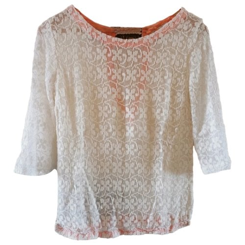 Pre-owned Sandro Lace Top In Multicolour