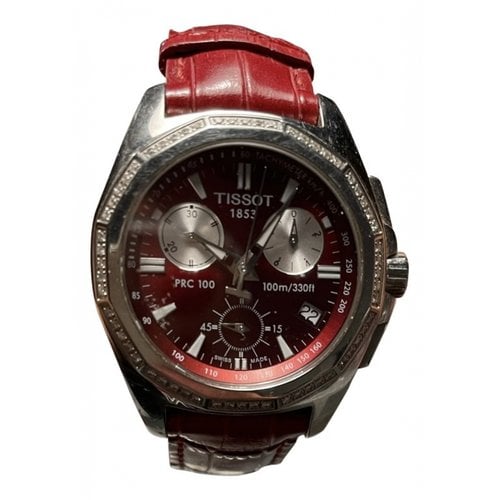 Pre-owned Tissot Watch In Red