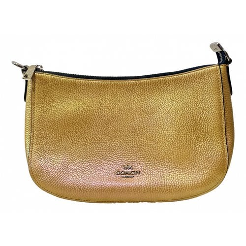 Pre-owned Coach Leather Purse In Yellow