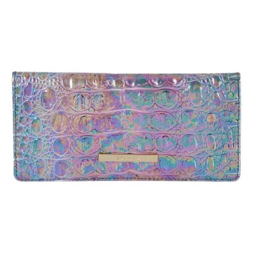 Pre-owned Brahmin Leather Wallet In Multicolour