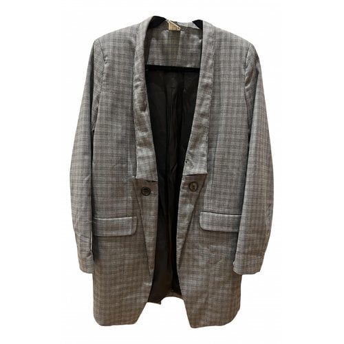 Pre-owned Won Hundred Blazer In Grey