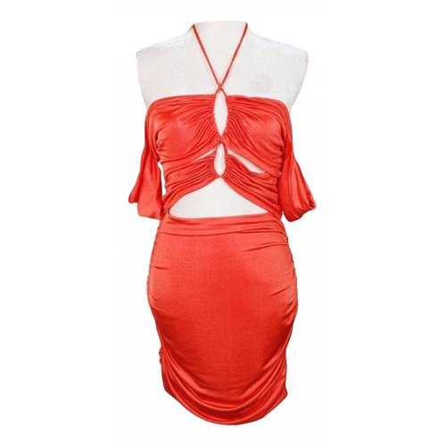Pre-owned Third Form Mini Dress In Orange