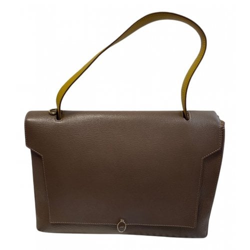 Pre-owned Anya Hindmarch Leather Handbag In Brown