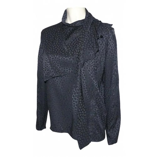Pre-owned Isabel Marant Silk Tunic In Anthracite