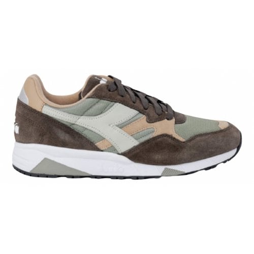 Pre-owned Diadora Trainers In Brown