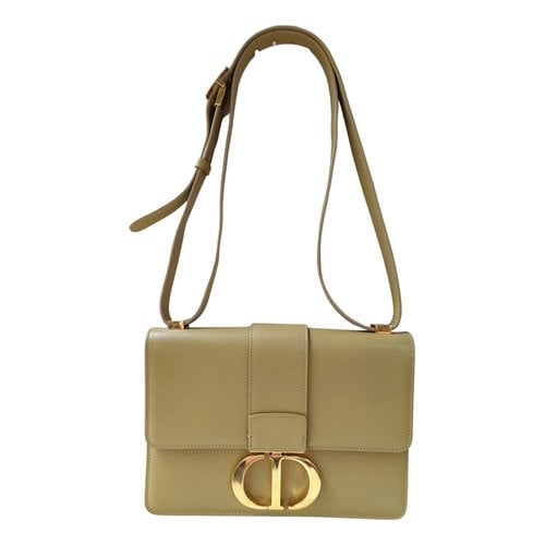 Pre-owned Dior Leather Crossbody Bag In Green