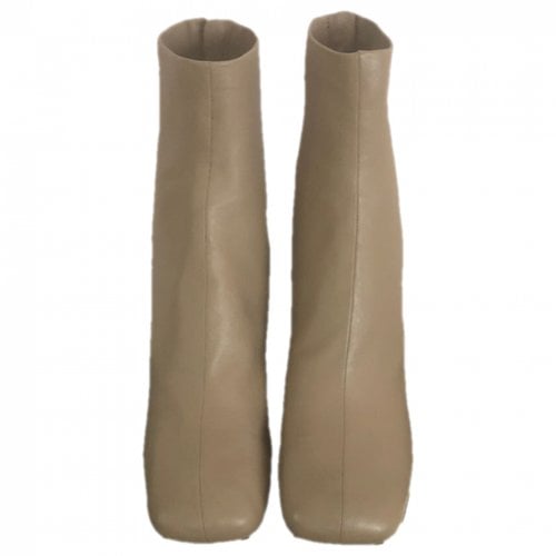 Pre-owned Rag & Bone Leather Boots In Beige