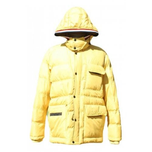 Pre-owned Tommy Hilfiger Puffer In Yellow
