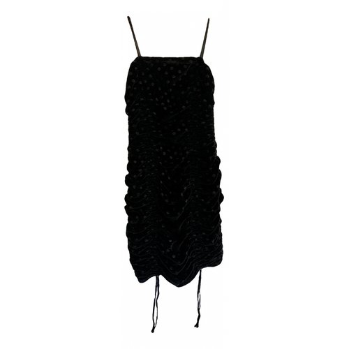 Pre-owned Krizia Mini Dress In Black