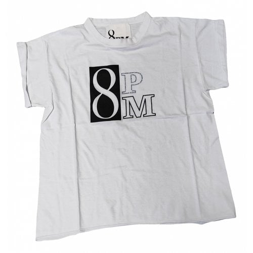Pre-owned 8pm T-shirt In White