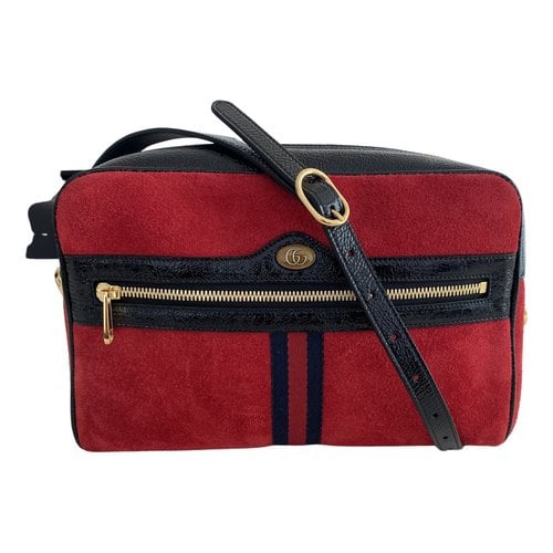 Pre-owned Gucci Ophidia Crossbody Bag In Red
