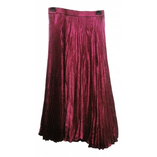 Pre-owned Christopher Kane Silk Skirt In Pink