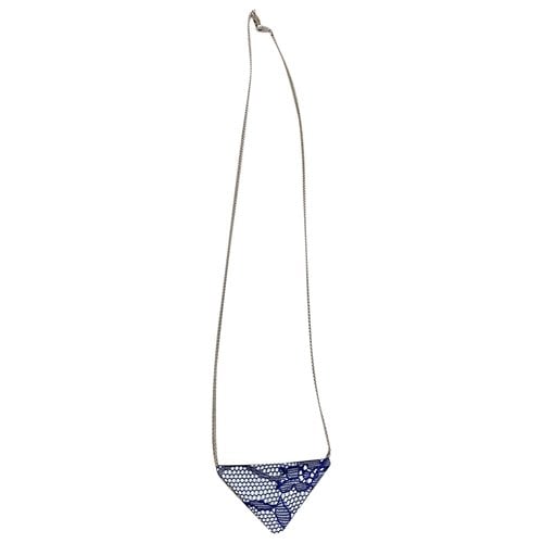 Pre-owned Toga Necklace In Blue