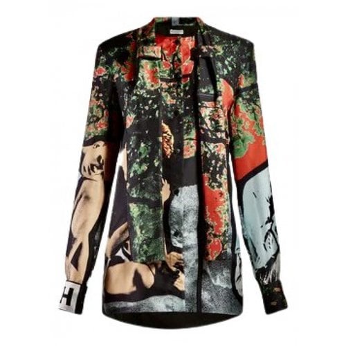 Pre-owned Jw Anderson Silk Blouse In Multicolour
