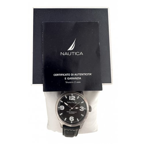 Pre-owned Nautica Watch In Black