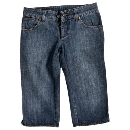 Pre-owned Gucci Short Jeans In Blue