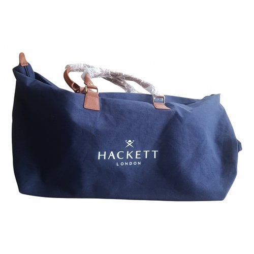 Pre-owned Hackett London Weekend Bag In Navy