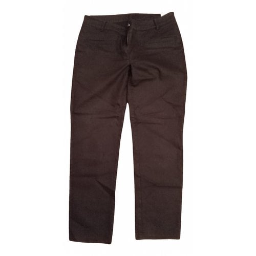 Pre-owned Saint James Straight Pants In Green