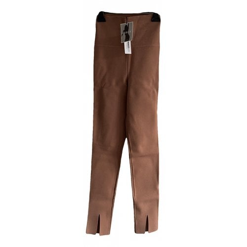 Pre-owned Victoria Beckham Slim Pants In Camel