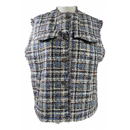 Pre-owned Ba&sh Tweed Short Vest In Multicolour