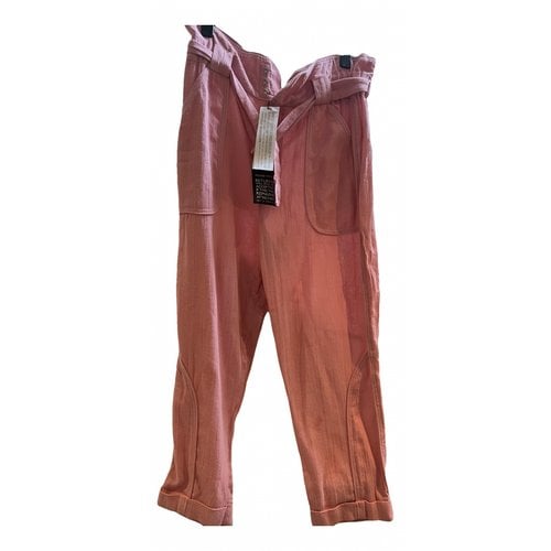 Pre-owned Iro Trousers In Pink