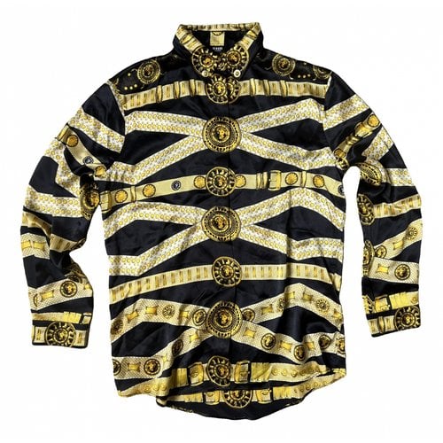 Pre-owned Versus Silk Shirt In Gold