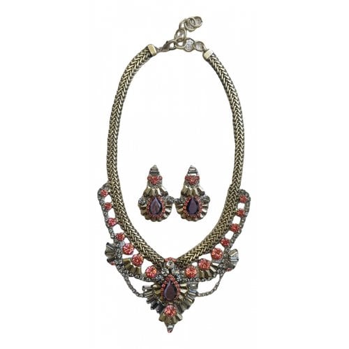 Pre-owned Elizabeth Cole Jewellery Set In Multicolour