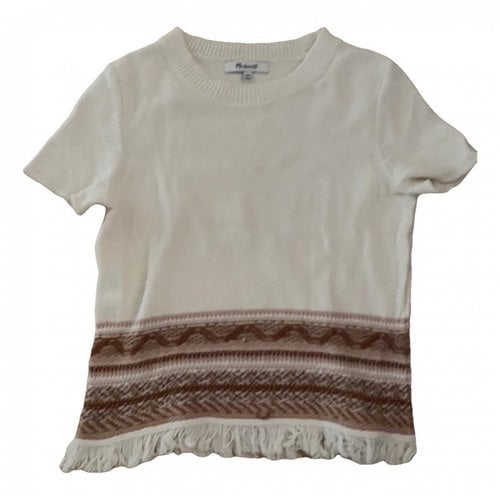 Pre-owned Madewell Top In Beige