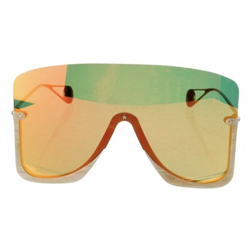 Pre-owned Gucci Oversized Sunglasses In Orange