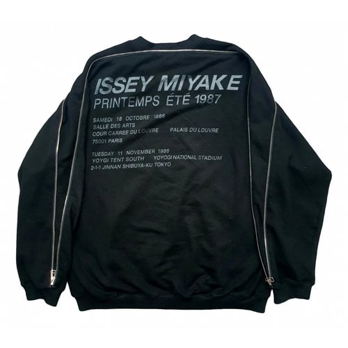 Pre-owned Issey Miyake Sweatshirt In Black