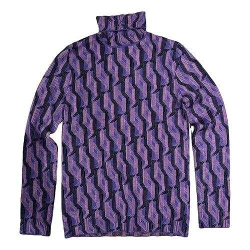 Pre-owned Prada Wool Knitwear In Purple