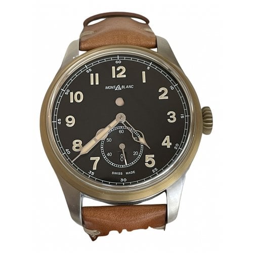 Pre-owned Montblanc Watch In Brown