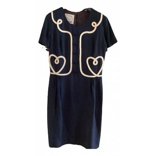 Pre-owned Moschino Cheap And Chic Dress In Blue