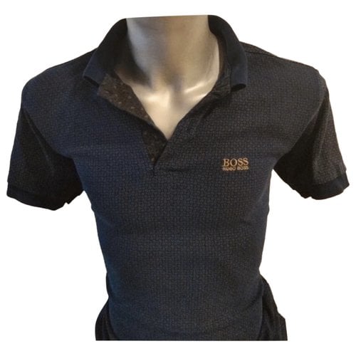 Pre-owned Hugo Boss Polo Shirt In Blue