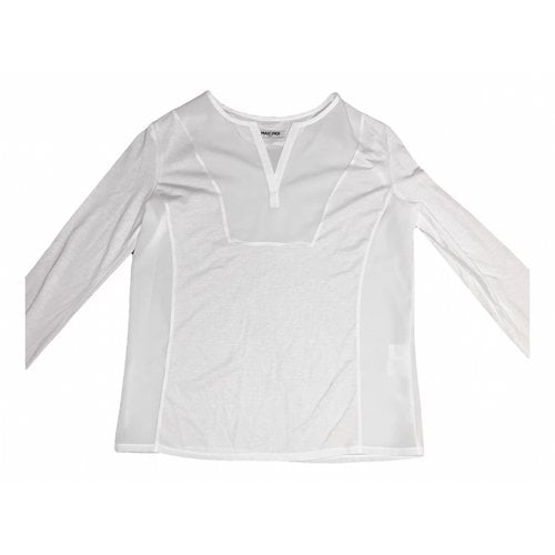 Pre-owned Max & Moi Blouse In White