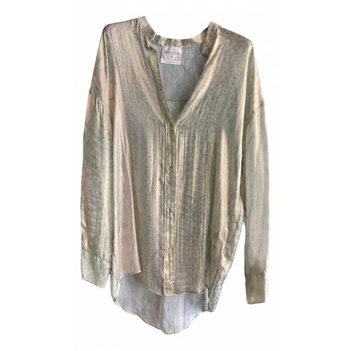 Pre-owned Forte Forte Silk Blouse In Green
