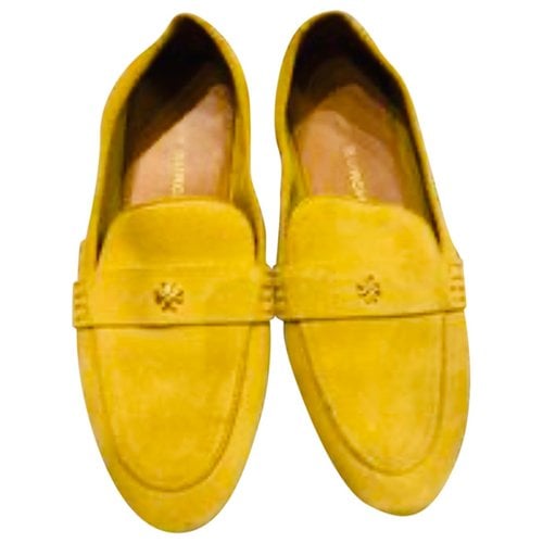 Pre-owned Michael Kors Flats In Yellow