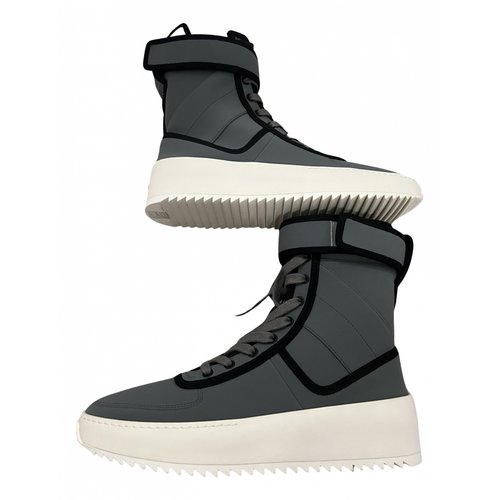Pre-owned Fear Of God Boots In Grey