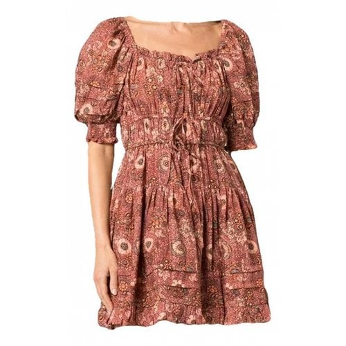 Pre-owned Ulla Johnson Mini Dress In Brown
